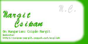 margit csipan business card
