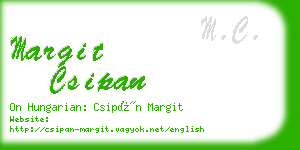 margit csipan business card